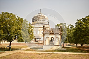 Sultan Quli Qutb Mulk`s tomb was built in 1543. Seven Tombs Stock Photography Image