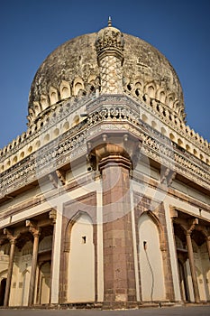 Sultan Quli Qutb Mulk`s tomb was built in 1543. Seven Tombs Stock Photography Image