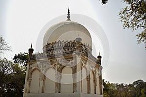 Sultan Quli Qutb Mulk`s tombs was built in 1543. Seven Tombs Stock Photography Image