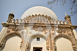 Sultan Quli Qutb Mulk`s tombs was built in 1543. Seven Tombs Stock Photography Image