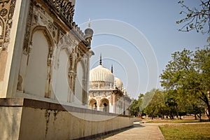 Sultan Quli Qutb Mulk`s tombs was built in 1543. Seven Tombs Stock Photography Image