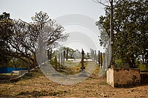 Sultan Quli Qutb Mulk`s tombs was built in 1543. Seven Tombs Stock Photography Image