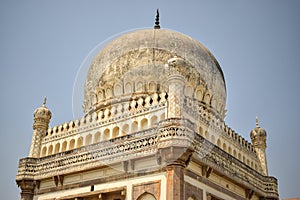 Sultan Quli Qutb Mulk`s tombs was built in 1543. Seven Tombs Stock Photography Image photo