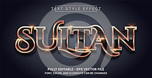 Sultan Text Style Effect