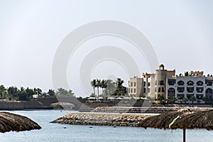 Sultanate Oman Souly Bay Beach and Hotels Oceanside