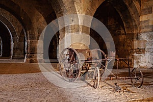 The Sultanhani Caravanserai, Aksaray, Turkey. Silk Road. Main hall.