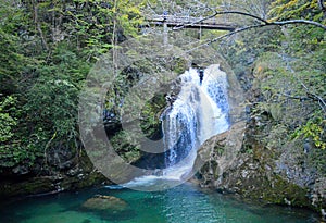 Sum Falls at Vintgar Gorge, Slovenia