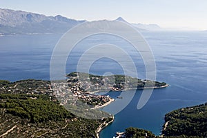 Sumartin village on Brac island in Croatia