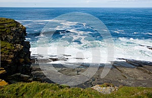 Sumbrugh head coastline