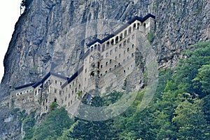 Sumela Monastery on the Black Sea coast of Turkey