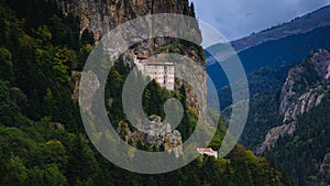 Sumela monastery one of the most impressive sights in the whole Black Sea region, in Altindere Valley, Trabzon province, Turkey.