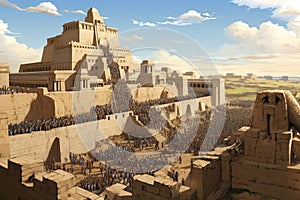 Sumerian Majesty: Ziggurats & Sacred Temple Rites photo