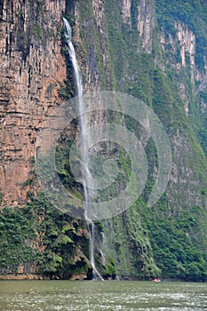 Sumidero Canyon waterfall, Mexico