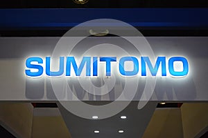 Sumitomo signage at Philconstruct in Pasay, Philippines