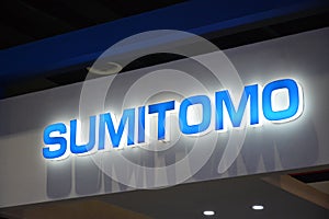 Sumitomo signage at Philconstruct in Pasay, Philippines