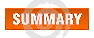 summary button. summary square isolated push button.