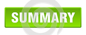 summary button. summary square isolated push button.