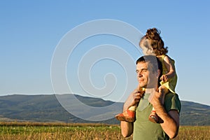 Summer afternoon walk