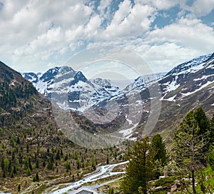 Summer Alps mountain landscape (Austria