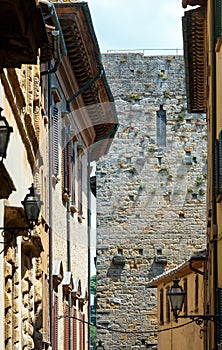 Volterra street scene, Tuscany, Italy