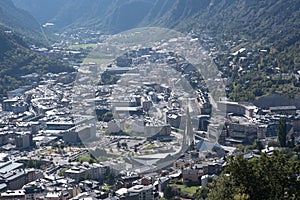 Summer of Andorra La Vella, Andorra.