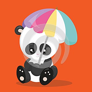 summer animals panda 05