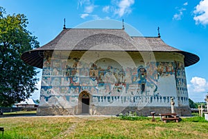 Summer at the Arbore monastery in Romania