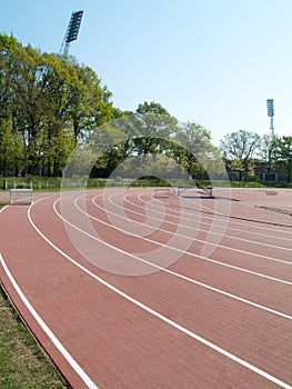 Summer athletic stadium