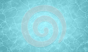 Summer background. Texture of water surface. Pool water. Overhead view. Vector illustration nature background.