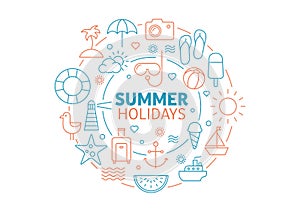 Summer Background - Travel And Relax