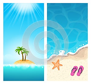 Summer Banners - Exotic Holidays