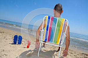 Summer on the beach photo