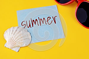 Summer beach accessories with
