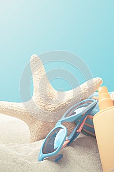 Summer beach background