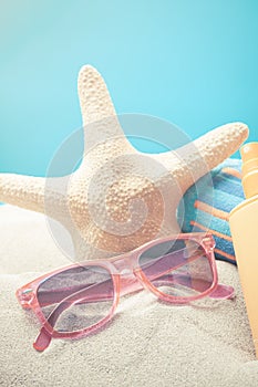 Summer beach background