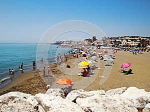 Summer beach in Spain