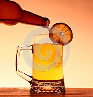 Summer Beer with lemon