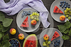 Summer berries, fruit salad, mixed, cartoon, buffet table, colourbox, vegetables, salad recipe, fruit vegetables