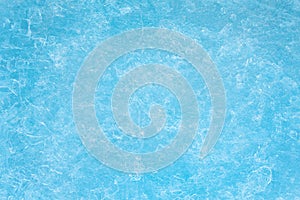 Summer blue ice texture background