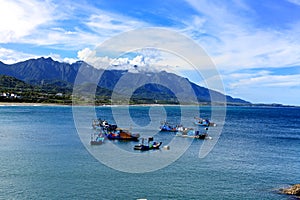 summer blue sky sea,Taidung,Taiwan.