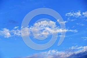 Summer Blue Sky and white cloud in nature