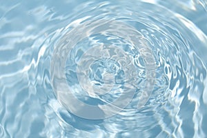 Summer blue water wave abstract or natural rippled swirl texture background