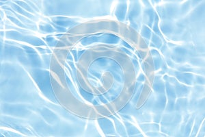 Summer blue water wave abstract or natural swirl texture background