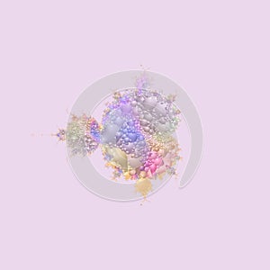 Summer Bubbles Abstract Background Shapes Textured Blurred Backgrounds