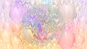 Summer Bubbles Abstract Background Shapes Textured Blurred Backgrounds