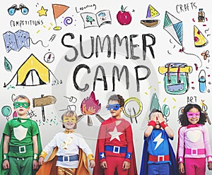 Summer Camp Adventure Exploration Enjoyment Concept