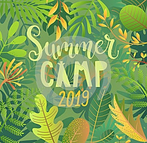 Estate campeggio 2019 Scrivere sul la giungla 