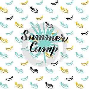 Summer Camp Postcard Design