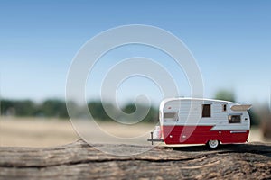 Summer camper van trip