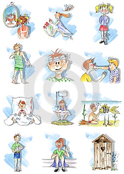 Summer children troubles